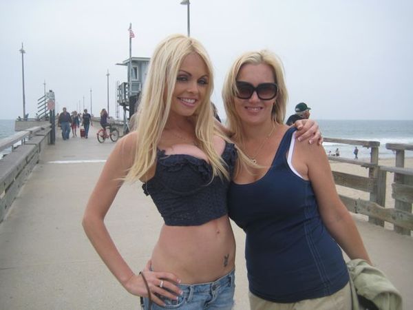 Jesse Jane in Trenna na pomolu / vir twitpic.com